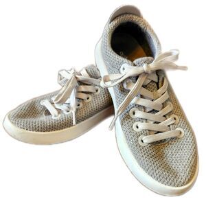 Allbirds Women's Tree Pipers, Gray & White, Like New! Size 7